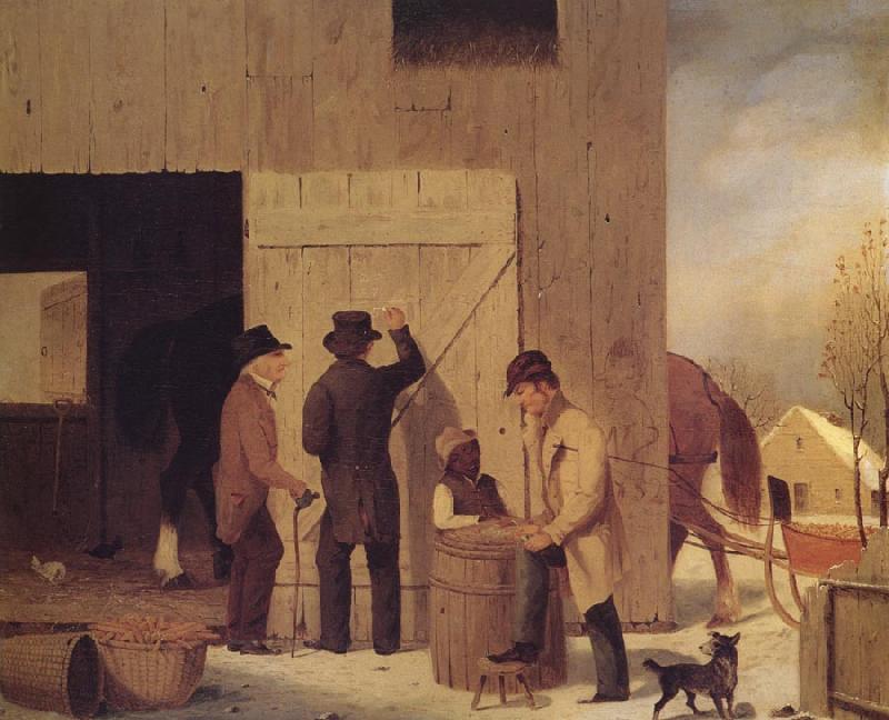 John Durand Settling the Bill Sweden oil painting art